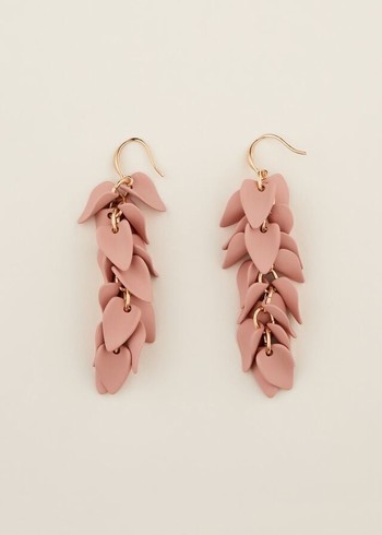 Phase Eight Petal Drop Jewellery Light Pink Canada | OCYGWE-239